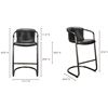 Image 3 : BNIB - Moe's - Single Freeman Barstool Antique Black