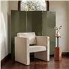 Image 2 : BNIB - Moe's - Garbo Screen Deep Olive Lacquer - RV $2,249 (SMP-EW-1040-27)