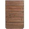 Image 1 : Moe's Madagascar Chest, Warm Brown, RV: $2999 - VE-1045-03 - 36.0" W x 18.0" D x 54.0" H (Oops - ref