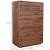 Image 3 : Moe's Madagascar Chest, Warm Brown, RV: $2999 - VE-1045-03 - 36.0" W x 18.0" D x 54.0" H (Oops - ref