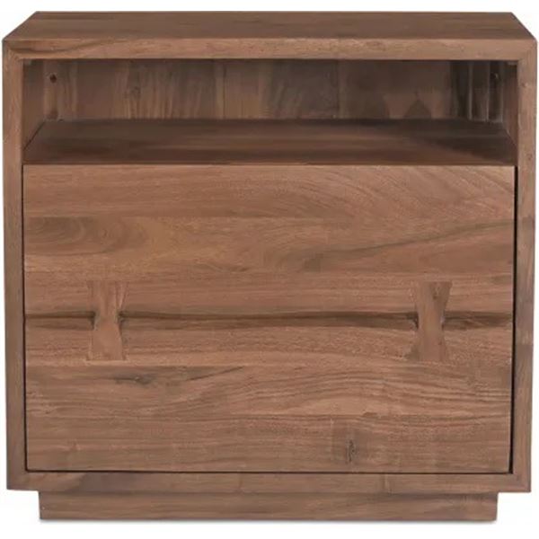 Moe's Madagascar Nightstand, Brown, RV: $899 - VE-1047-03 - 26.0" W x 18.0" D x 24.0" H  (Oops - ref