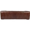 Image 4 : Moe's Castle Sofa, Dark Brown Leather, RV: $7500 - PK-1009-20 - 95.0" W x 39.0" D x 27.5" H (Oops -
