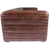 Image 3 : Moe's Castle Sofa, Dark Brown Leather, RV: $7500 - PK-1009-20 - 95.0" W x 39.0" D x 27.5" H (Oops -