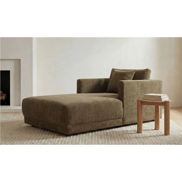 Moe's Bryn Chaise, Cedar Green, RV: $2599 - JM-1026-27 - 39.5" W x 77.0" D x 31.5" H (Oops - refer t