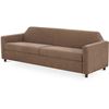 Image 2 : Moe's Finch Sofa Brown Fabric, RV: $3249 - OA-1109-21 - 31" H x 92" W x 33" D  (Oops - refer to lot