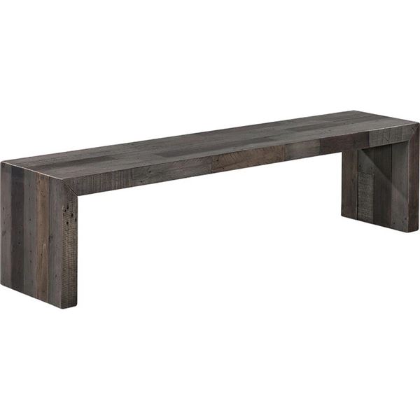 Moe's Vintage Bench Large, Grey, RV: $879 - BT-1001-37 - 71.0" W x 15.0" D x 18.0" H (Oops - refer t