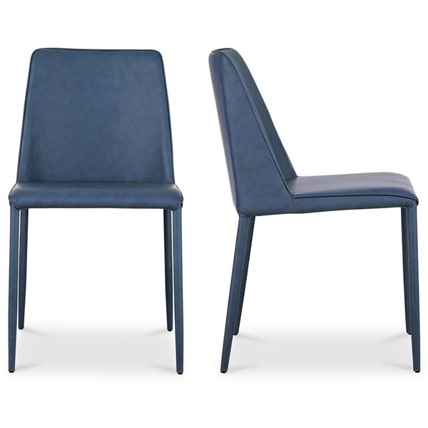 Moe's Nora Dining Chair Set of Two, Ocean Cavern Grey, RV: $559 - YM-1004-41 - 22.0" W x 17.5" D x 3