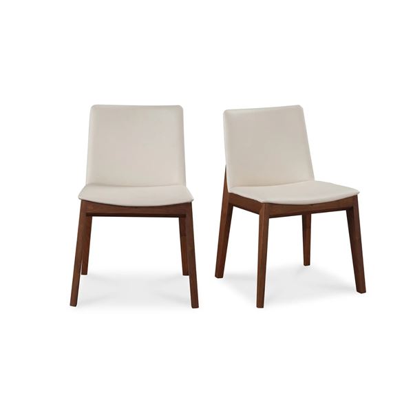 Moe's Deco Dining Chair Set of Two, White, RV: $829 - BC-1016-05 - 21.0" W x 21.0" D x 31.0" H (Oops
