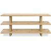 Image 2 : Moe's Casey Small Bookcase Rustic Oak, RV: $1699 - FC-1016-24 - 70.0" W x 15.0" D x 30.0" H (Oops -