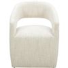 Image 1 : Moe's Barrow Rolling Dining Chair, White Mist, RV: $804 - KQ-1024-18-USA - 25.5"W x 25.5"D x 32.25"H