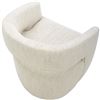 Image 3 : Moe's Barrow Rolling Dining Chair, White Mist, RV: $804 - KQ-1024-18-USA - 25.5"W x 25.5"D x 32.25"H