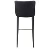 Image 3 : Moe's Etta Bar Stool, Dark Grey, RV: $349 - ER-2049-25 - 18.0" W x 21.5" D x 41.0" H (Oops - refer t