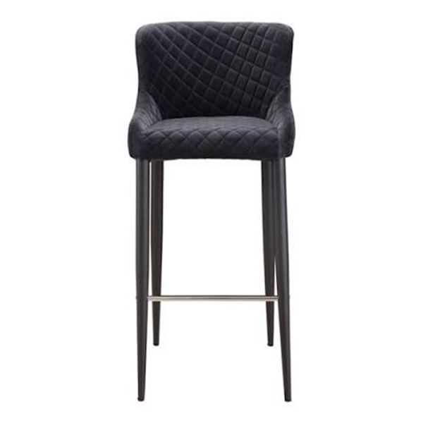 Moe's Etta Bar Stool, Dark Grey, RV: $349 - ER-2049-25 - 18.0" W x 21.5" D x 41.0" H (Oops - refer t