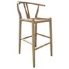 Image 1 : Moe's Ventana Counter Stool, Natural, RV: $779 - FG-1018-24 - 24.0" W x 20.0" D x 38.0" H (Oops - re