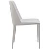 Image 3 : Moe's Nora Fabric Dining Chair Set of Two, White, RV: $539 - YM-1003-29 - 17.75" W x 22.0" D x 32.25