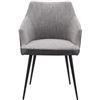 Image 3 : Moe's Beckett Dining Chair, Grey, RV: $535 - EJ-1027-15 - 21.5" W x 22.5" D x 31.0" H (Oops - refer