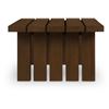 Image 3 : Moe's Denby Outdoor Coffee Table, Brown, RV: $2599 - TA-1016-03 - 65.0" W x 35.0" D x 18.0" H (Oops