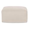 Image 1 : Moe's Isla Ottoman, Beige, RV: $1239 - OA-1082-34 - 33.8" W x 41.7" D x 18.5" H (Oops - refer to lot