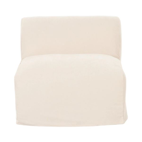 Moe's Isla Slipper Chair Beige, RV: $1150 - Smp-OA-1080-34 - 34.2" W x 41.7" D x 29.9" H (Oops - ref