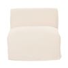 Image 1 : Moe's Isla Slipper Chair Beige, RV: $1150 - Smp-OA-1080-34 - 34.2" W x 41.7" D x 29.9" H (Oops - ref