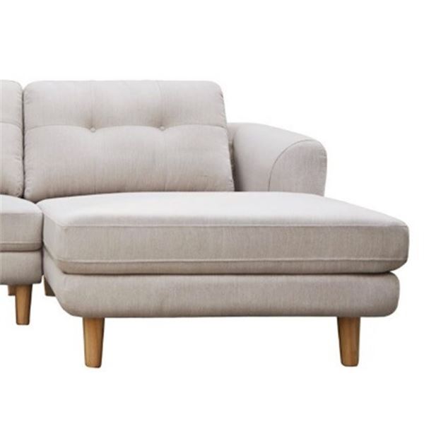 Moe's Corey Right-Facing Sectional Sofa, Beige (1-Piece) - MT-1002-29-R - Incomplete (Oops - refer t