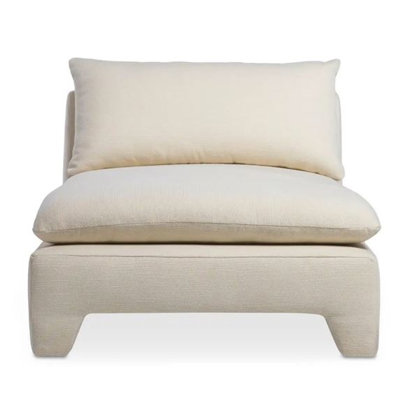 Moe's Estelle Chaise, Cream, RV: $3099 - ZT-1044-05 - 41.25" W x 63.75" D x 34.5" H (Oops - refer to