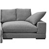Image 1 : Moe's Plunge Sectional Anthracite 3 Seater (1-Piece) - TN-1004-15-A - Incomplete (Oops - refer to lo