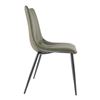 Image 3 : Moe's Alibi Green Vegan Leather Dining Chair, Set of 2, RV: $589 - UU-1022-27 - 18.0" W x 20.0" D x