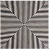 Image 3 : Moe's Terning Coffee Table, Black and White, RV: $3349 - GZ-1148-37 - 40.0" W x 40.0" D x 12.0" H  (