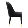 Image 3 : Moe's Liberty Dining Chair Black (1-Piece), RV: $700 - ME-1051-02-1 - 20" W x 24" D x 36.5" H (Oops 