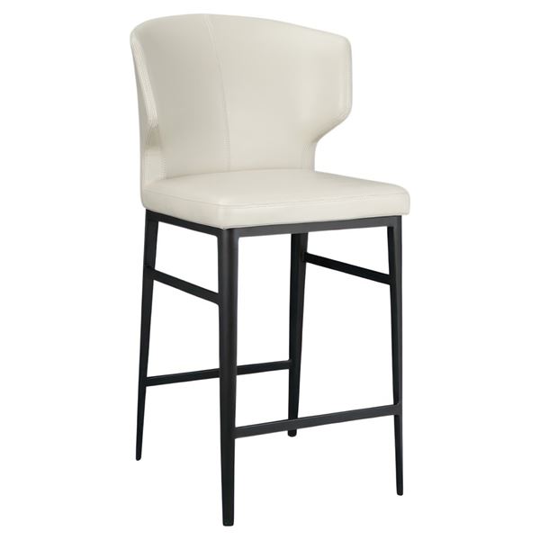 Moe's Delaney Counter Stool, Beige, RV: $649 - EJ-1022-34 - 20.5" W x 21.7" D x 39.4" H  (Oops - ref