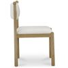 Image 2 : Moe's - Villetta Dining Chair in Stripe - Set of Two, RV: $1599 - EW-1032-37 - 19.8" W X 21.9" D X 3