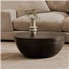 Image 1 : Moe's Conga Coffee Table, Antique Zinc, RV: $749 - OT-1002-54 - 31.25" W x 31.25" D x 12.25" H (Oops