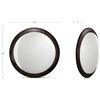 Image 3 : Moe's Otis Round Mirror, Blackened Bronze, RV: $1449 - FI-1147-31 - 40.0" W x 3.0" D x 40.0" H (Oops