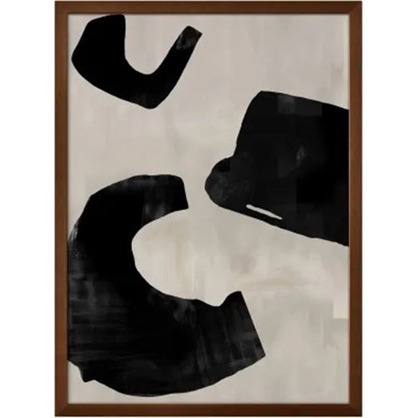 Moe's Wells 2 Framed Painting, RV: $252 - JQ-1039-37 - 19.75" W x 1.25" D x 27.5" H (Oops - refer to