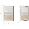Image 2 : Moe's Aire Framed Painting, RV: $289 - JQ-1070-37 - 32.0" W x 1.75" D x 48.0" H (Oops - refer to lot