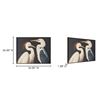 Image 2 : Moe's Two Cranes Framed Painting, RV: $280 - JQ-1043-37 - 34.0" W x 1.38" D x 26.0" H (Oops - refer 