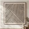 Image 1 : Moe's Fleet Framed Painting, Black and White, RV: $278 - WP-1342-37 - 32.0" W x 1.77" D x 32.0" H (O