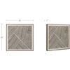 Image 2 : Moe's Fleet Framed Painting, Black and White, RV: $278 - WP-1342-37 - 32.0" W x 1.77" D x 32.0" H (O
