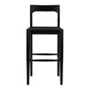 Image 1 : Moe's Owing Barstool, Black, RV: $629 - BC-1125-02 - 19.5" W x 20.0" D x 42.0" H (Oops - refer to lo