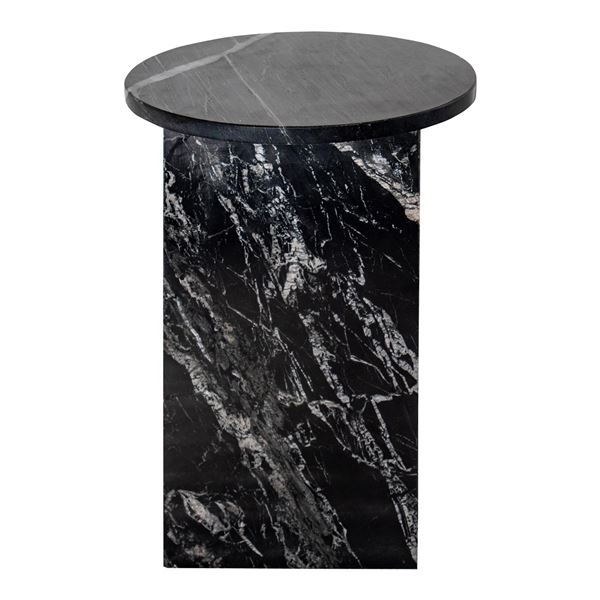 Moe's Grace Accent Table, Black Marble, RV: $669 - PJ-1021-02 - 14.0" W x 14.0" D x 20.0" H (Oops -