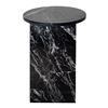 Image 1 : Moe's Grace Accent Table, Black Marble, RV: $669 - PJ-1021-02 - 14.0" W x 14.0" D x 20.0" H (Oops -