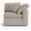 Image 2 : BNIB - Sundays Movie Night 4-Piece Modular Large Sectional - Light Pebble - RV: $6,990 - Includes: