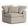 Image 3 : BNIB - Sundays Movie Night 4-Piece Modular Large Sectional - Light Pebble - RV: $6,990 - Includes: