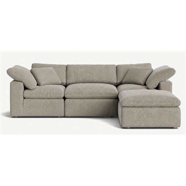 BNIB - Sundays Movie Night 4-Piece Modular Large Sectional - Oatmeal - RV: $6,990 - Includes: