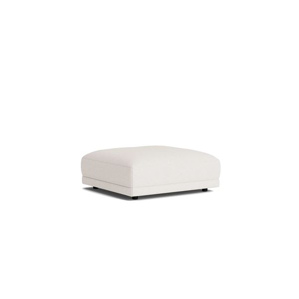 Sundays Soft Spot Modular Love Seat with Ottoman (YJ-001-132) - Nomad Snow