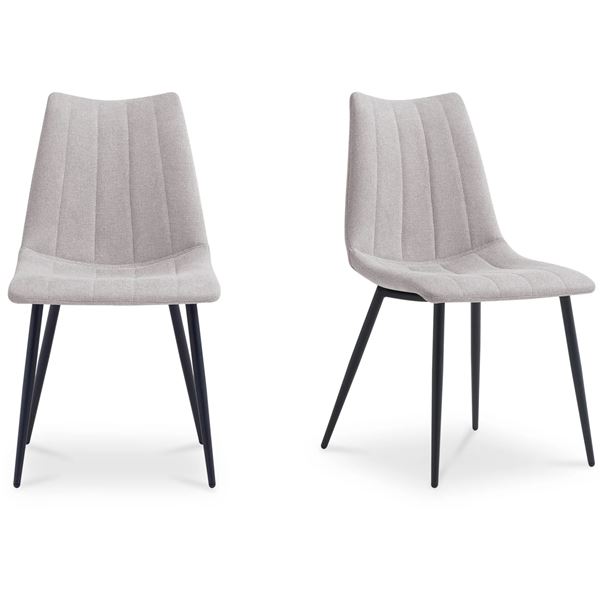 BNIB Moes - Set of 2 Alibi Dining Chairs Beige (UU-1022-34)