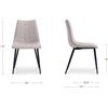 Image 2 : BNIB Moes - Set of 2 Alibi Dining Chairs Beige (UU-1022-34)