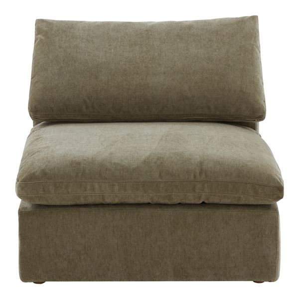 BNIB Moes - Terra Slipper Chair Resist Fabric Desert Sage (YJ-1013-16)
