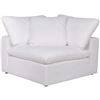 Image 1 : BNIB Moes - Clay Love Seat Livesmart Fabric White (YJ-1000-05)